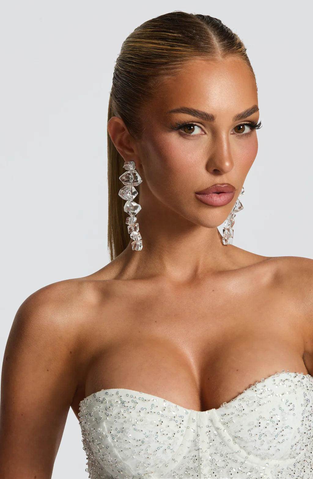 AITANA EARRINGS | Pendientes Efecto Cristal