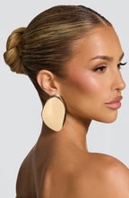 AITANA EARRINGS | Pendientes Disco Dorado