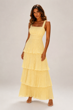AITANA VIVID EDEN | Vestido Maxi Texturizado