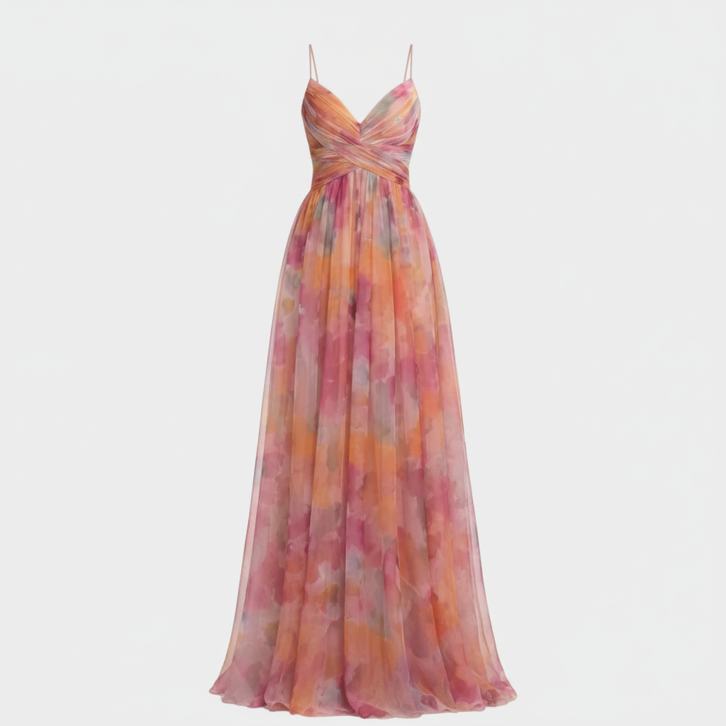 Vestido Maxi Floral de Tirantes