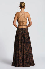 AITANA CITRINE | Vestido Maxi Escote Joya