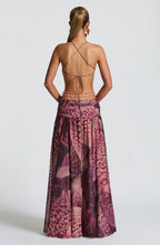 AITANA CITRINE | Vestido Maxi Escote Joya