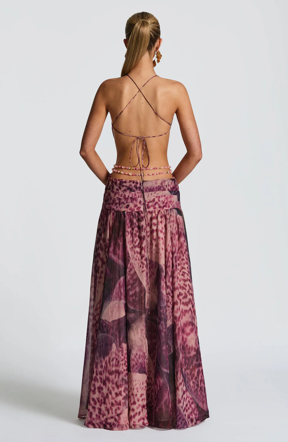 AITANA CITRINE | Vestido Maxi Escote Joya
