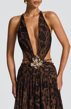 AITANA REYA | Broche Floral Dorado