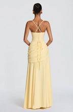 AITANA SERENIA | Vestido Maxi Drapeado