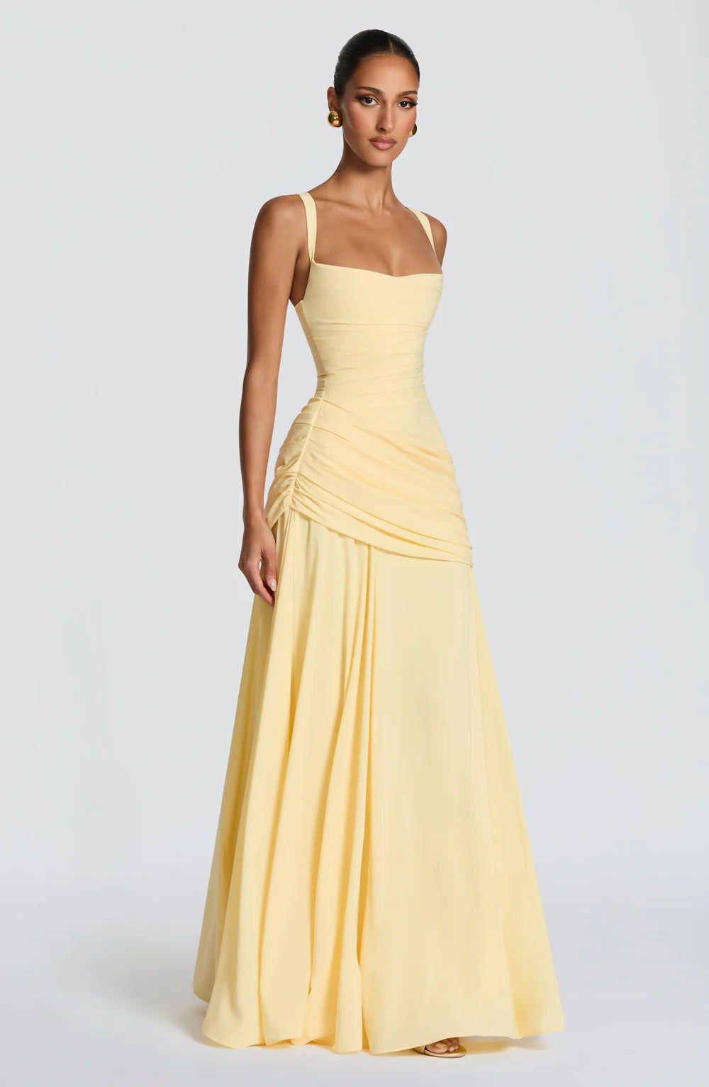 AITANA SERENIA | Vestido Maxi Drapeado