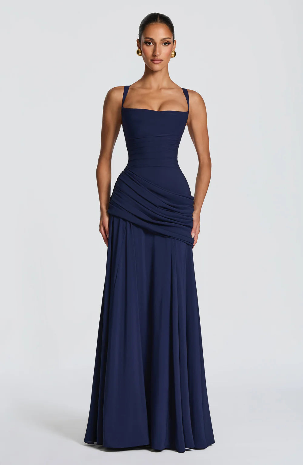 AITANA SERENIA | Vestido Maxi Drapeado